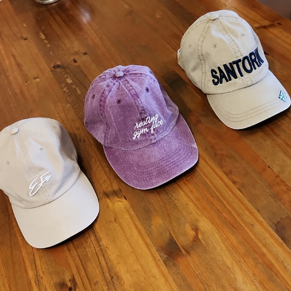 various Accessories - Set Of Three Workout Caps